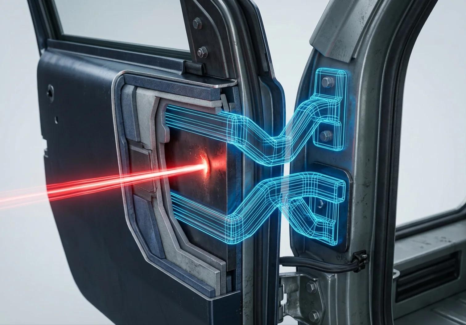 Armoured Door Overlap System